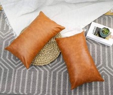 Housses De Coussin En Cuir De