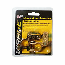SET 2 COSSES DE BATTERIE + (PLUS) ET - (MOINS) AUTO POUR BATTERI 6v - 12v - 24v 