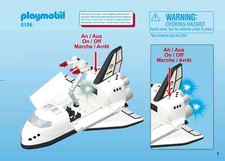 playmobil pièce de rechange au choix navette spatiale 6196 space shuttle