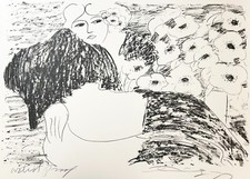 Walasse TING - I love to think. 1977. Lithographie originale signée. Américain