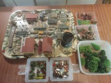 modelisme ho serre horticole avec chateau d eau et les accessoirs 