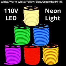 110V LED Flex Neon Rope Lights