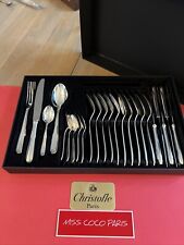 SET MENAGERE 24 PIÈCES CHRISTOFLE  PETITE COQUILLE  TRÈS BEL ÉTAT MÉTAL ARGENTÉ