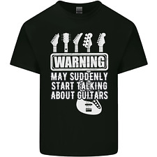 Peut Commencer À Parler De Guitares T-Shirt En Coton Pour Hommes