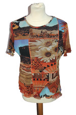 TEE SHIRT VOILE FEMME °°° CHRISTINE LAURE °°° TAILLE 2