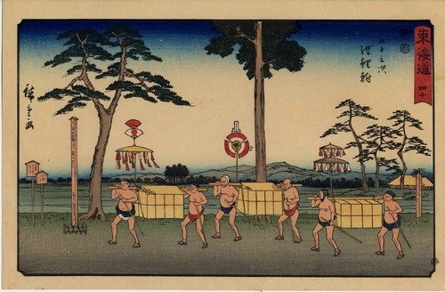 Estampe hiroshige - d'hiroshige,