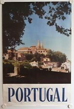 Affiche Tourisme PORTUGAL 1958 Photo Horacio Novais