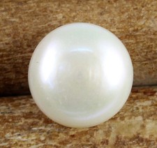 9,80 ct pierre précieuse naturelle ronde tahitienne blanche de la mer du Sud ...