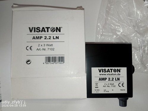 Visaton stereo amp 2 ln - stereo-,