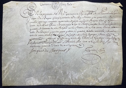 Jacques du burguet - p.s,