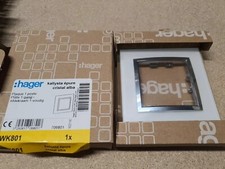 Hager WK801 - Plaque Simple