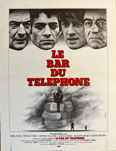 Affiche cinéma bar du - cinéma,
