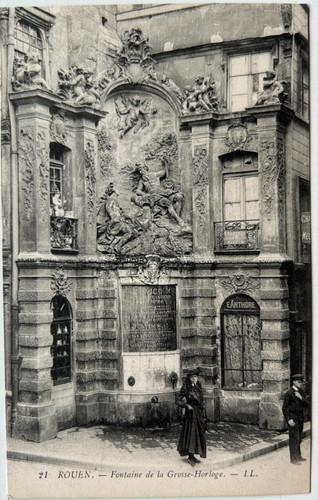 Cpa rouen fontaine la - 76, de
