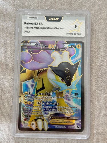 Carte pokémon raikou - pokémon, ex