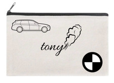 Pochette Personnalisée BMW avec Prénom - Idéale pour Accessoires et Plus