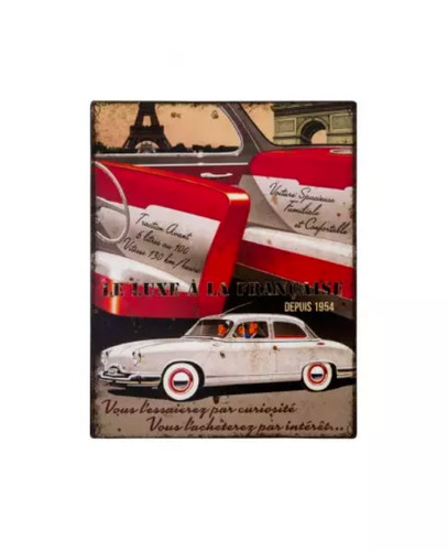 Plaque métal panhard - panhard,