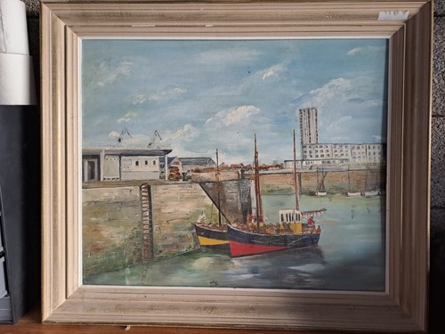 Tableau peinture scène - , de