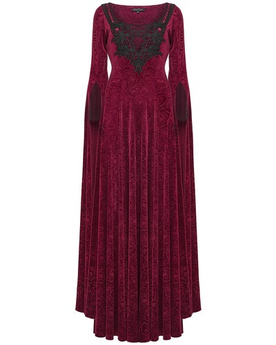 Punk rave femme long gothique - femme,