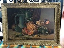 Tableau chromo ancien et son cadre TBE