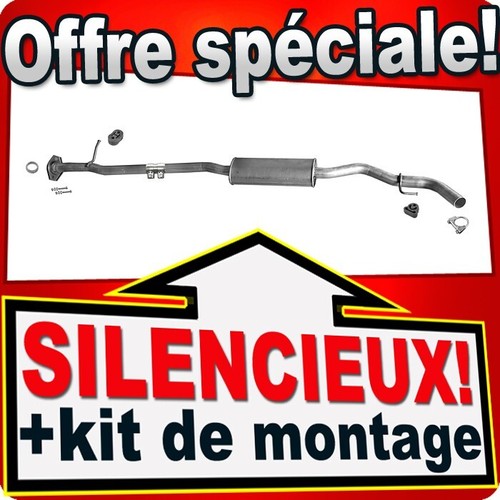 Silencieux intermédiaire pour - intermédiaire,