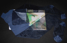 COLLANT KUNERT CONTESSA 15 T 2 MARINE NYLON VOILE CHINCHILLAN LINGERIE GOUSSET