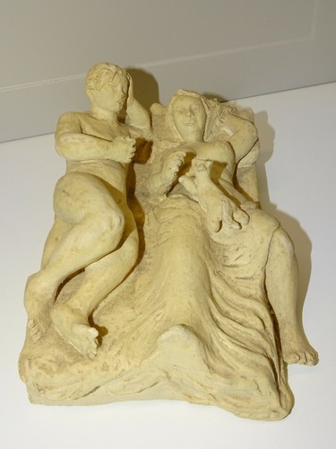 Sculpture couple allongé - *sculpture,