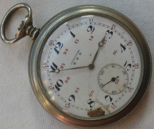 Longines pocket watch - pocket, open