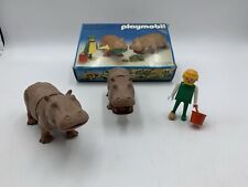 PLAYMOBIL 3547 Gig Geobra Brandstatter Hippopotames Vintage 1974 Bâtiments