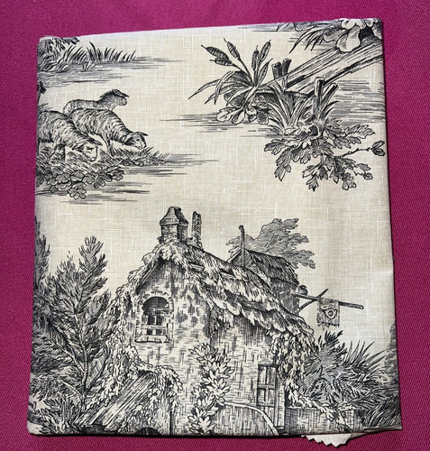 Tissu toile jouy mfta pour - jouy,