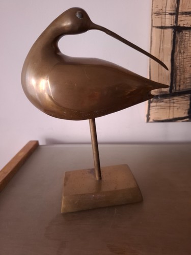 Oiseau becasse en laiton - oiseau,