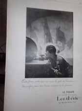 LENTHERIC parfum LE PIRATE + ERMETO + LUBIN + VIBRIS + VOLTEX ILLUSTRATION 1928
