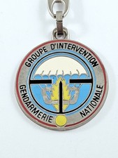 PORTE-CLES - GROUPE d'INTERVENTION GENDARMERIE NATIONALE - GIGN - Métal Peint -