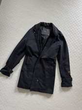 G-Star Black Wool Coat Size L – Excellent Condition – Minimal Wear