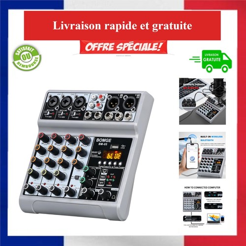 Bomge table mixage audio 5 - mixage,