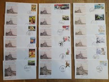 38 enveloppes Timbres premiers jours FDC Année 2018 sans double année complète ?