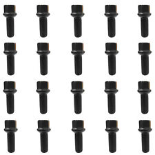 20 Boulons roue noir spherique