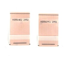 RCA SLD48G45RQ T-Con Board To Screen Panel LVDS Ribbon Cables 2952