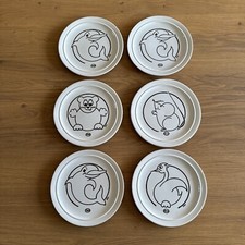 6 assiettes vintage ESSO