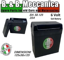 Batterie BA58.125 Noir 6 Volt