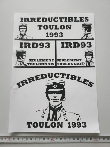 Sticker irréductible toulon - sticker,
