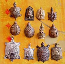 12 Amulette Thaï Tortue en