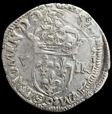 1/8 D'écu 1604 Rennes Henri IV Double  Voir Triple Frappes