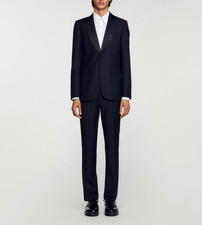 Sandro Paris Men's Black Wool