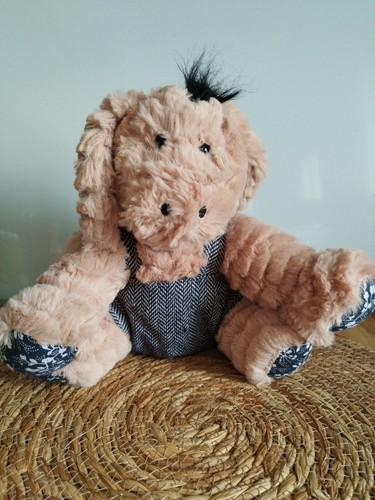 Peluche doudou ane - , cheval