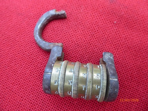 Cadenas ancien rouleau code - rouleau,