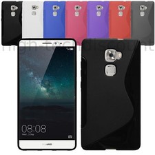 Housse etui coque pochette silicone gel fine pour Huawei Ascend Mate S + film