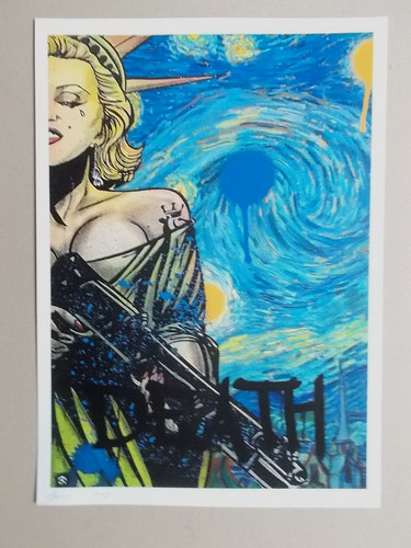 Serigraphie originale death - serigraphie,