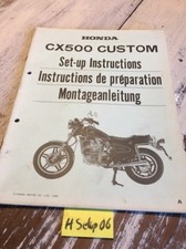 Honda CX500 Custom CX500C CX 500 C instruction preparation montage setup manuel