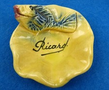 RICARD - Cendrier en céramique - Poisson - Très bon état -