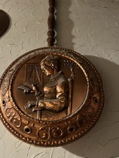 casserole en cuivre émaillée martelé Fabrication Française 